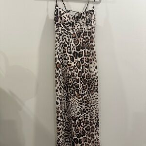 Zara Leopard Print Maxi Dress
